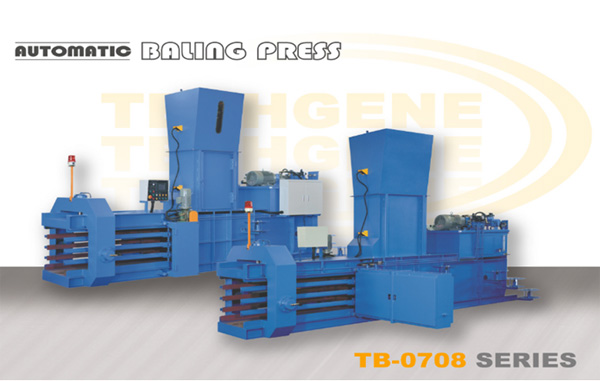 Automatic Horizontal Baling Press TB-0708 Series