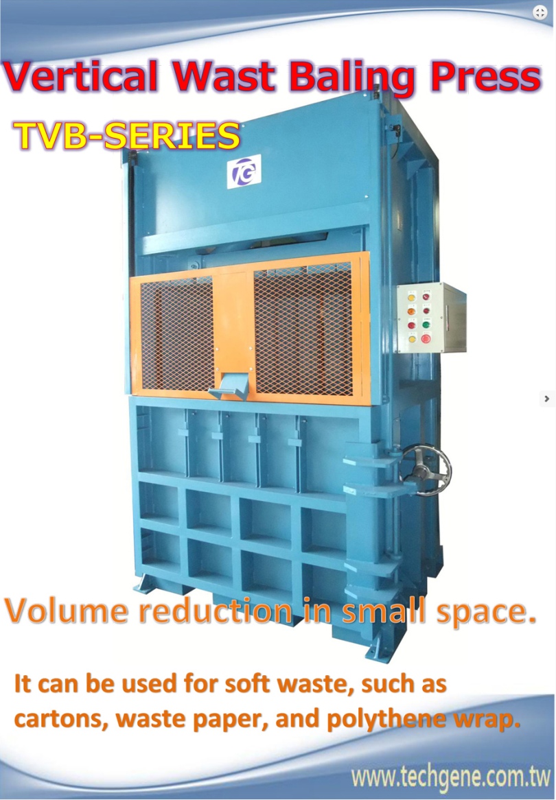 Vertical Waste Baling Press TVB Series